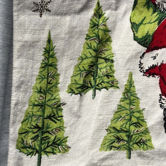 Vintage Parisian Prints Santa Claus Linen Kitchen Tea Towel Christmas Retro 50’s - Picture 5 of 9